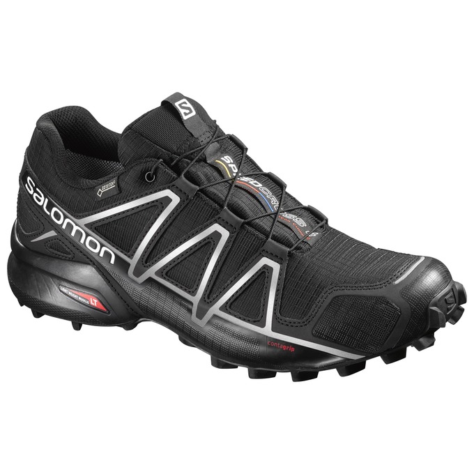 Salomon SPEEDCROSS 4 GTX® Zapatillas Trail Running Hombre - Negras - Colombia (86972-TGUZ)